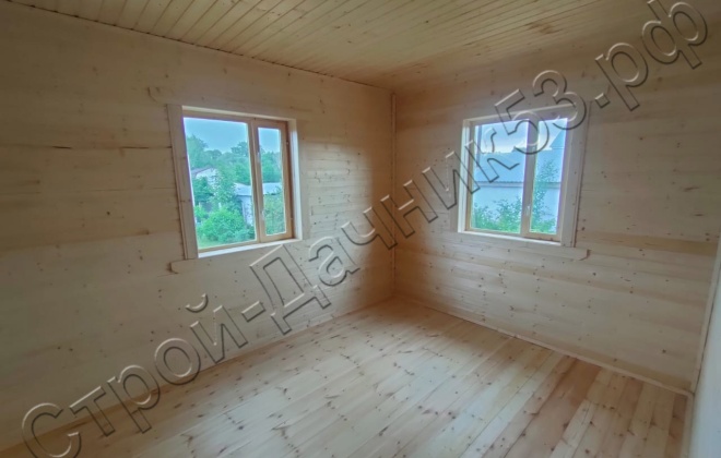 4 Каркасно-щитовой дом 78 М², Московская область, Серпуховский район, деревня Калугино. (4)